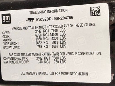 2025 GMC Yukon Denali HEADS UP DISPLAY