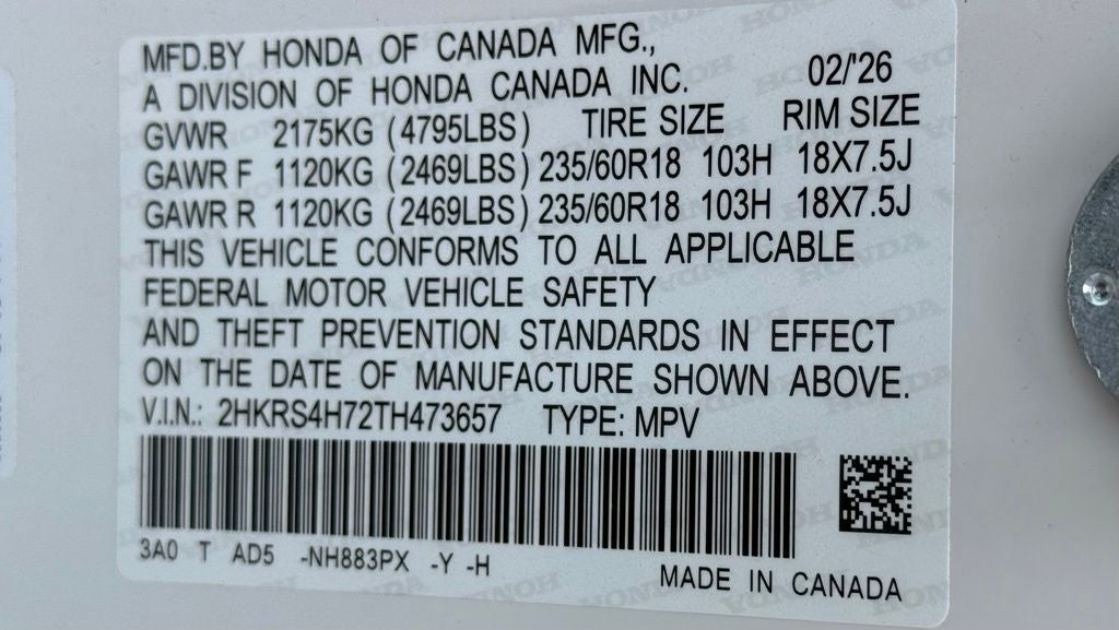 2026 Honda CR-V EX-L