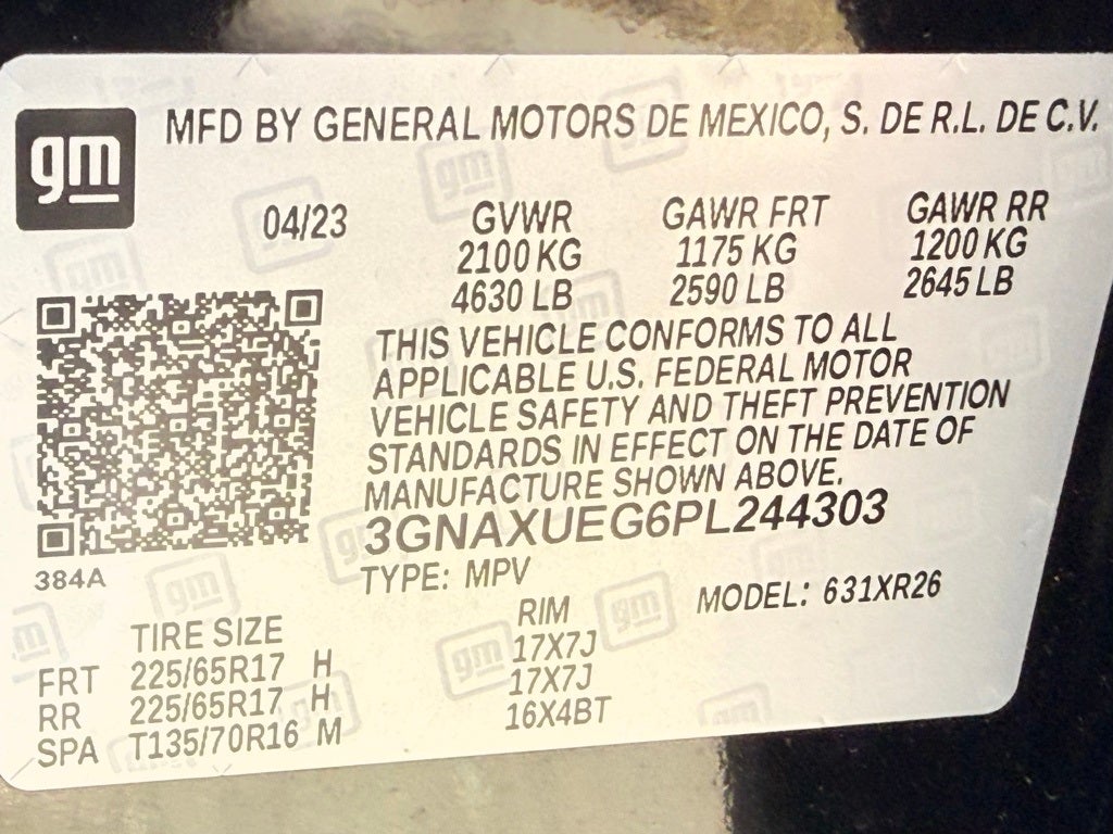 2023 Chevrolet Equinox LT AWD