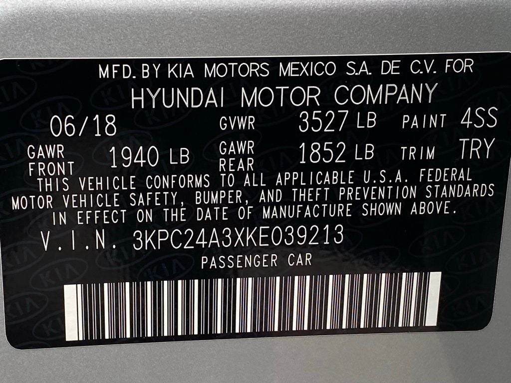 2019 Hyundai Accent SE