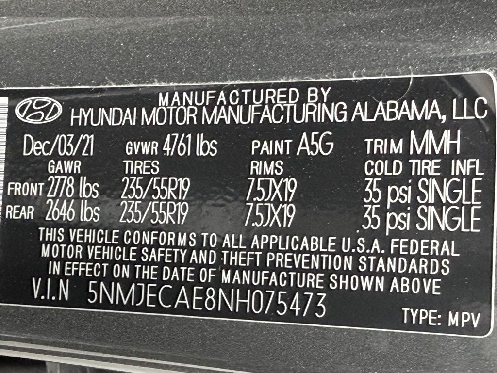 2022 Hyundai Tucson Limited