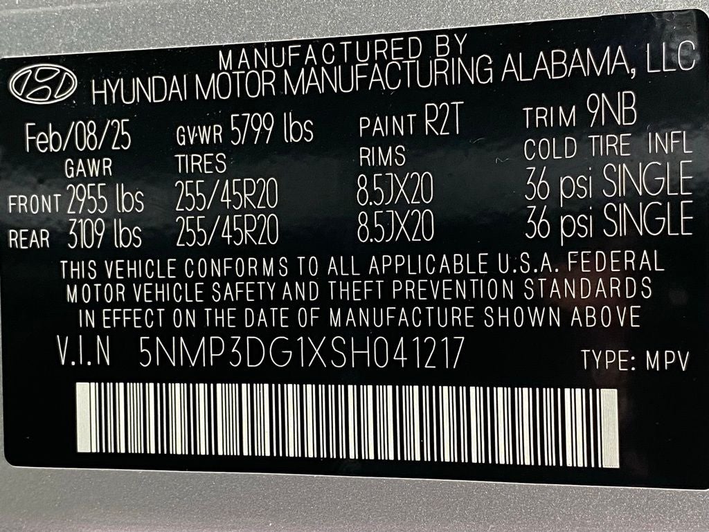 2025 Hyundai Santa Fe Hybrid Limited
