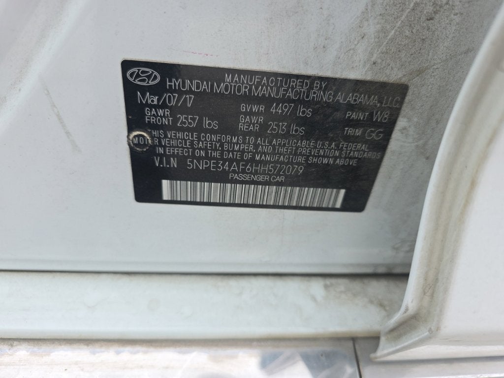 2017 Hyundai Sonata Limited - SUNROOF