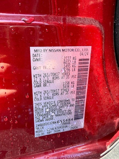 2024 Nissan Frontier PRO-X