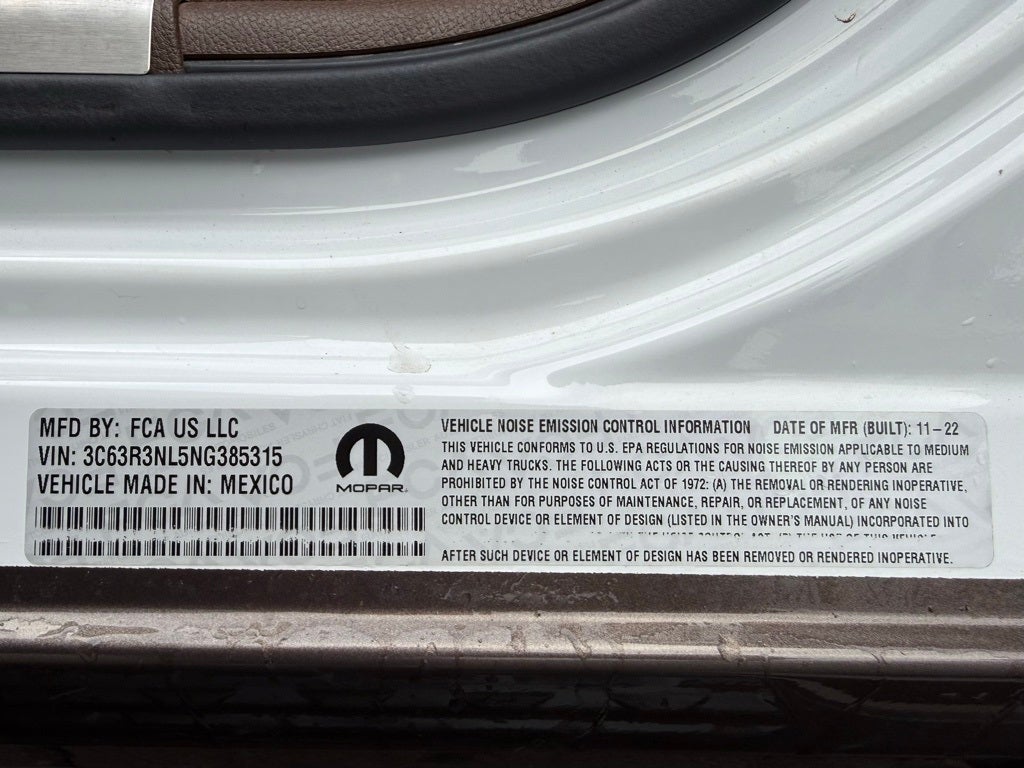 2022 RAM 3500 Laramie Longhorn