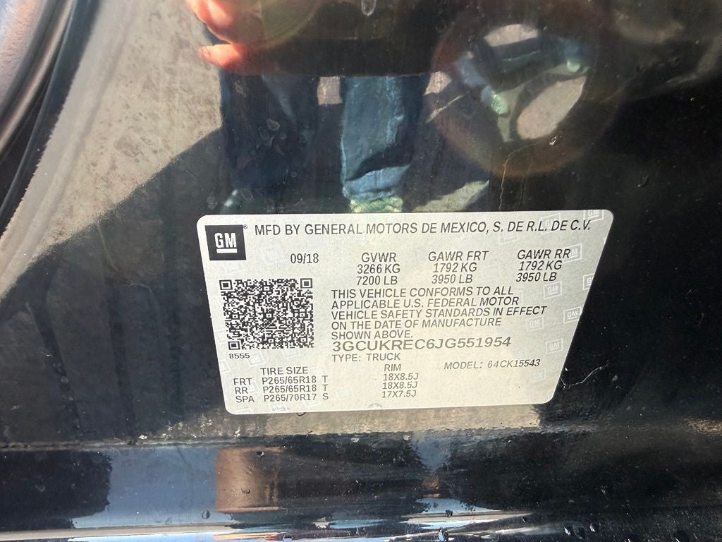 2018 Chevrolet Silverado 1500 LT LT2