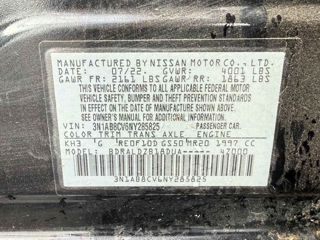 2022 Nissan Sentra SV