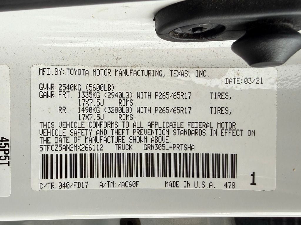 2021 Toyota Tacoma TRD Sport V6