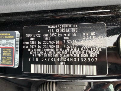 2022 Kia Sorento S
