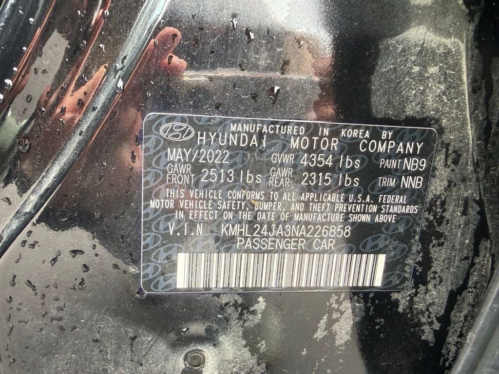 2022 Hyundai Sonata SE