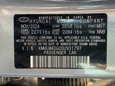 2025 Hyundai Elantra SEL Sport