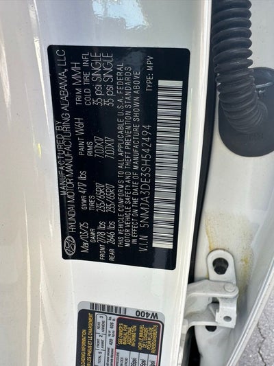 2025 Hyundai Tucson SE