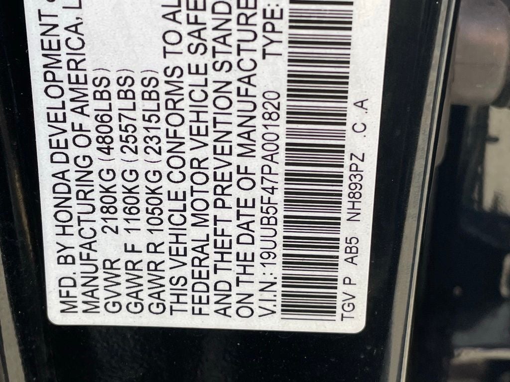 2023 Acura TLX Technology Package