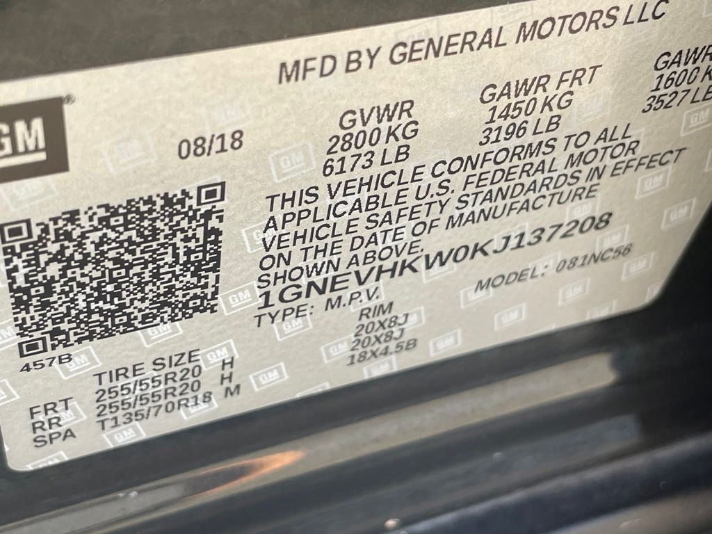 2019 Chevrolet Traverse 3LT