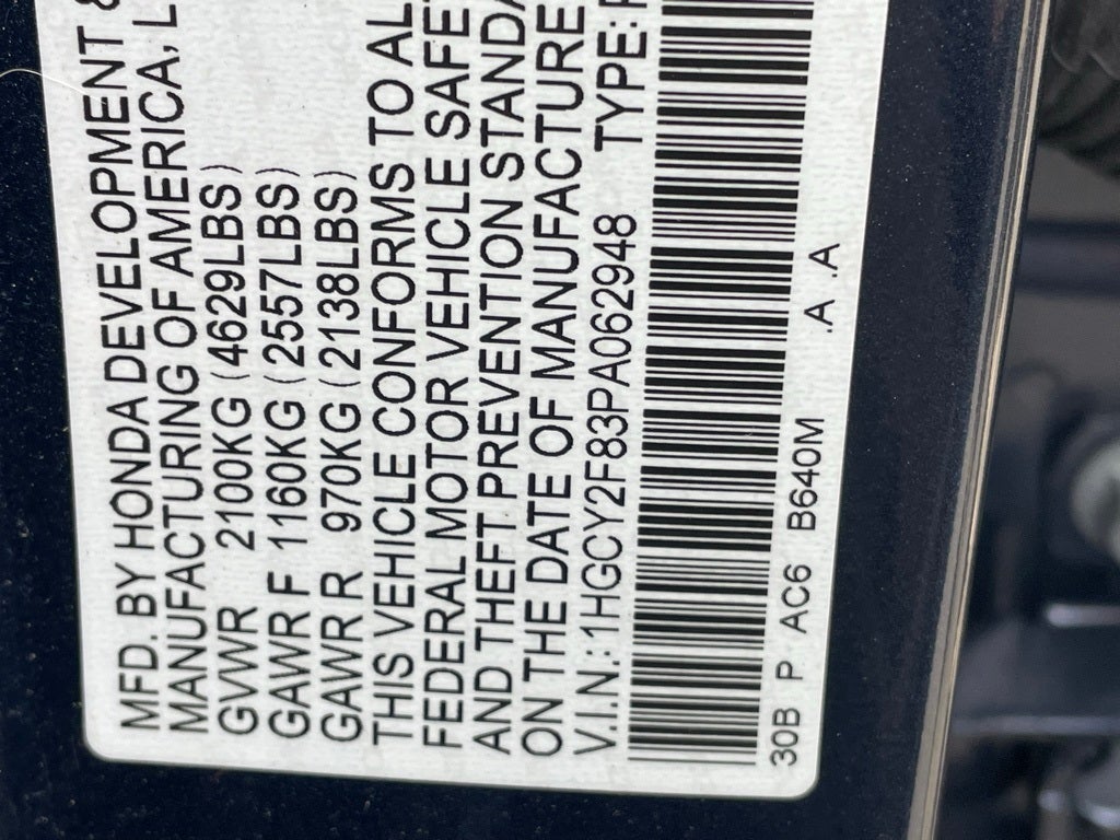 2023 Honda Accord Hybrid Touring