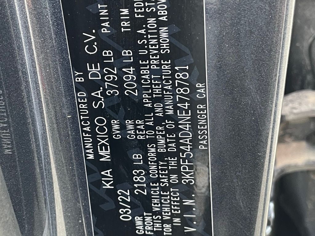 2022 Kia Forte GT-Line