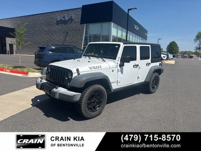 2016 Jeep Wrangler Unlimited Willys - 4WD / CLEAN CARFAX