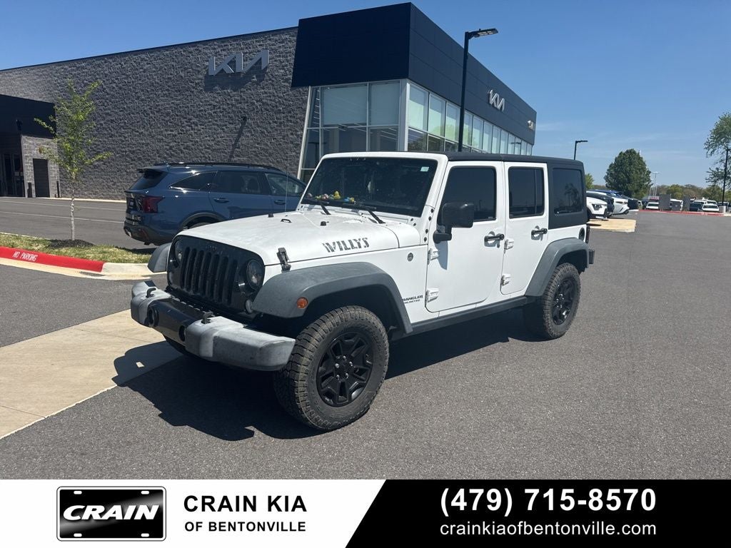 2016 Jeep Wrangler Unlimited Willys - 4WD / CLEAN CARFAX