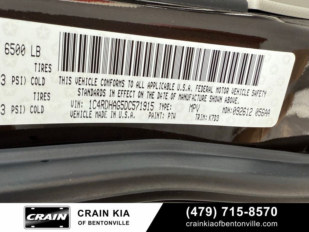 2013 Dodge Durango SXT - CLEAN CARFAX / 3RD ROW / VERY CLEAN!