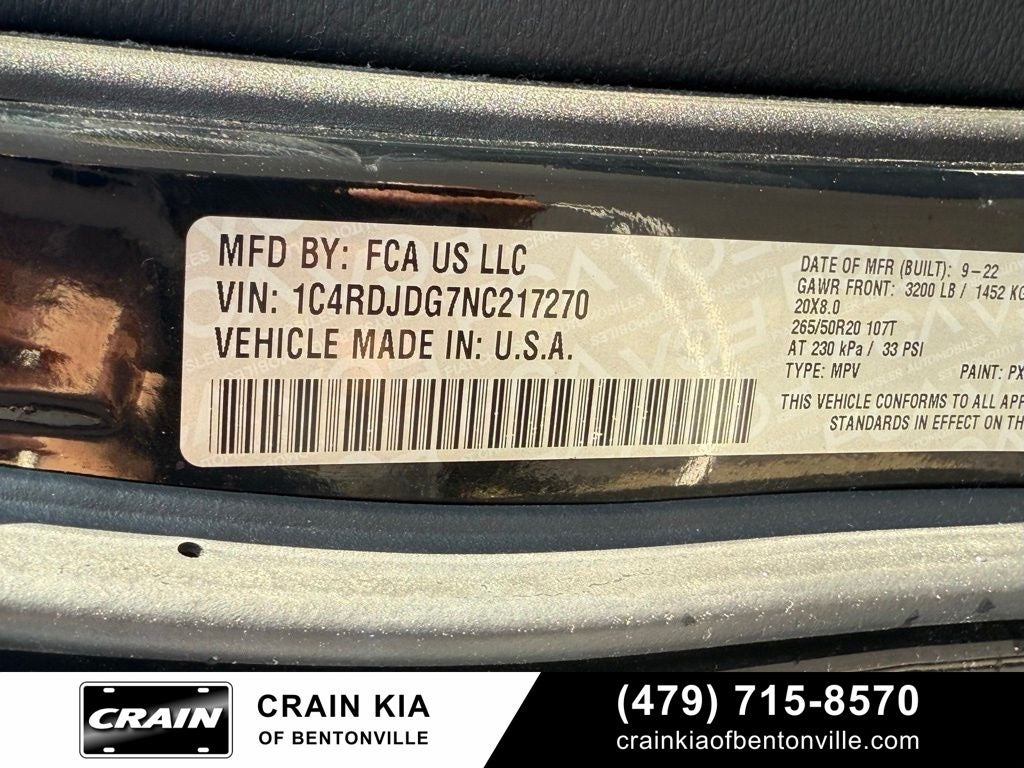 2022 Dodge Durango GT Plus - AWD / SUNROOF / CLEAN CARFAX