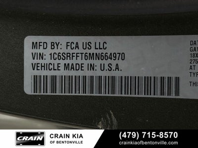 2021 RAM 1500 Big Horn/Lone Star - 4WD / CLEAN CARFAX