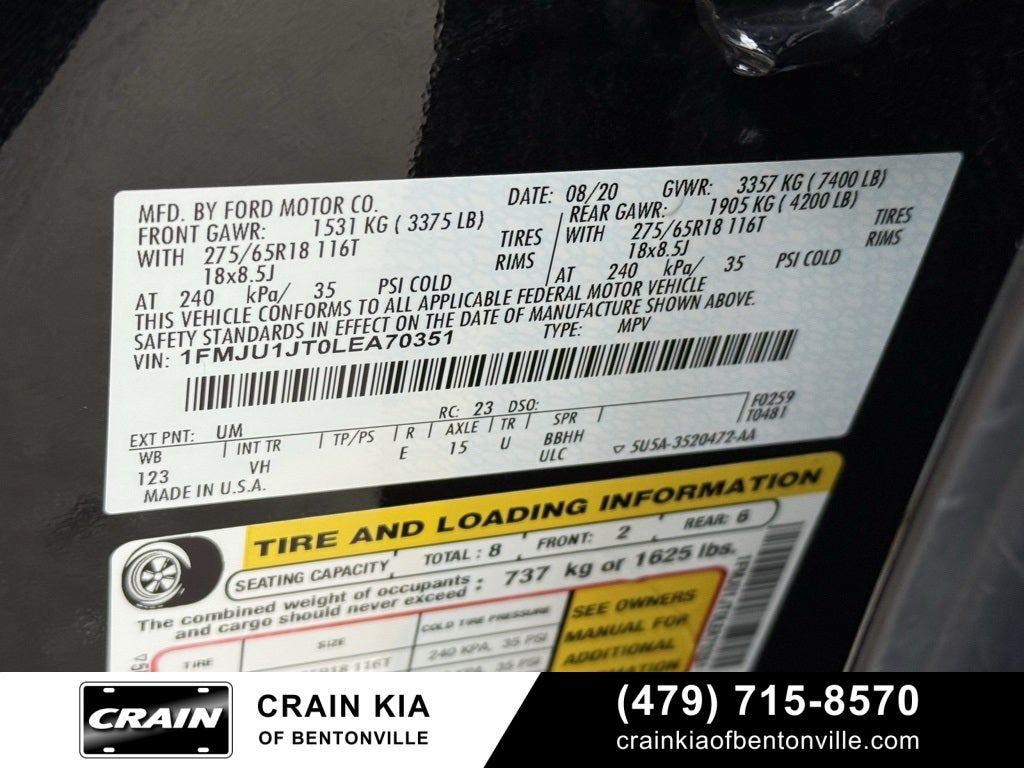 2020 Ford Expedition XLT - 4WD / PANO SUNROOF / LIFT / WHEELS / TIRES