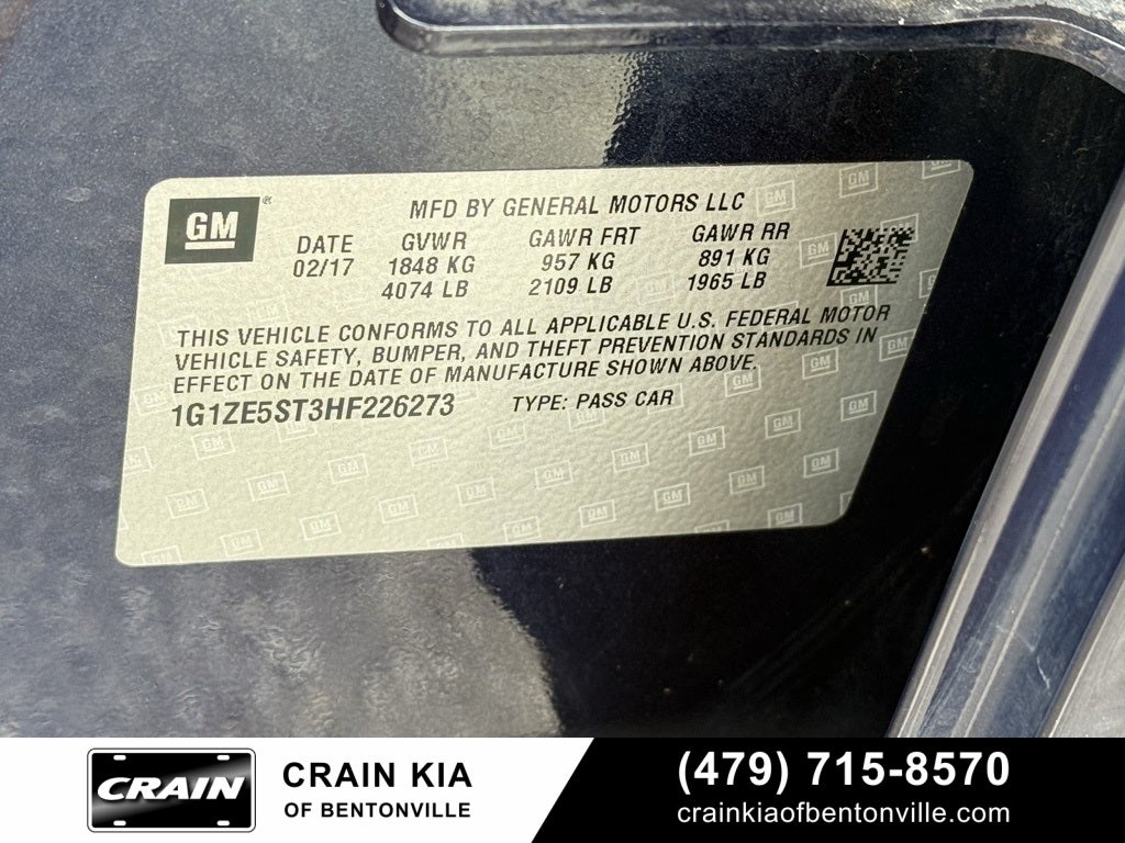 2017 Chevrolet Malibu LT 1LT