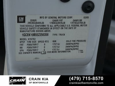 2005 Chevrolet Silverado 1500 Z71 Style Side - 4WD / CLEAN CARFAX