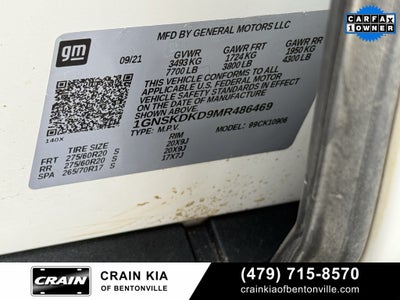 2021 Chevrolet Suburban Z71 - 4WD / PANORAMIC SUNROOF / ONE OWNER