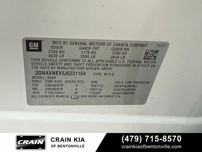 2018 Chevrolet Equinox Premier - CLEAN CARFAX / ONE OWNER