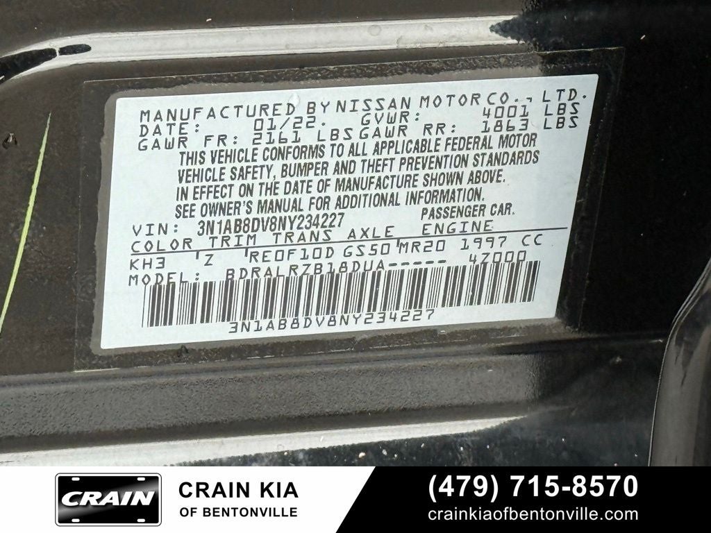 2022 Nissan Sentra SR - CARFAX ONE OWNER