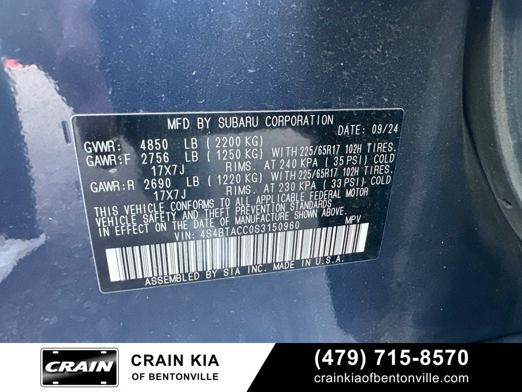 2025 Subaru Outback Premium - AWD / CLEAN CARFAX / ONE OWNER