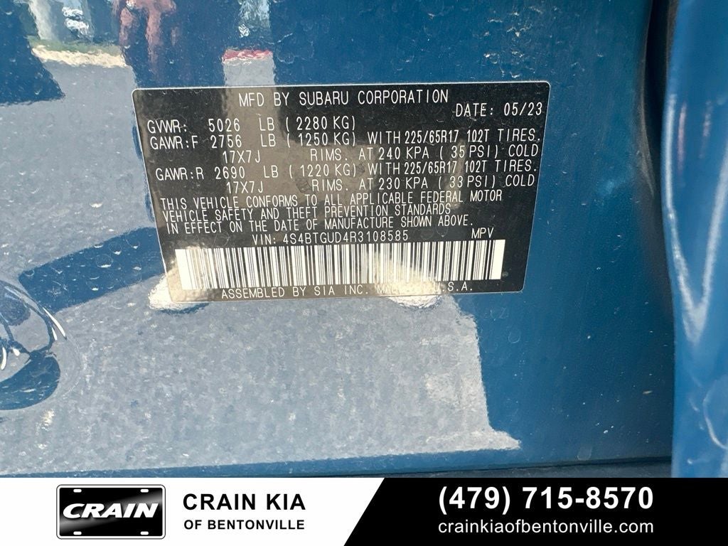 2024 Subaru Outback Wilderness - AWD / SUNROOF / CLEAN CARFAX