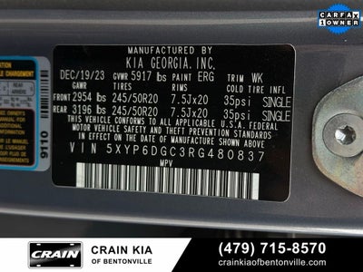 2024 Kia Telluride S - KIA CPO / AWD / SUNROOF / ONE OWNER