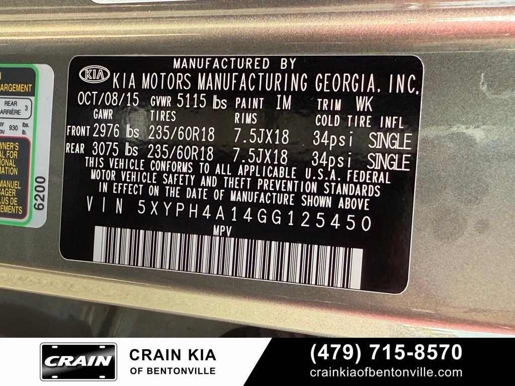 2016 Kia Sorento EX - CLEAN CARFAX HISTORY