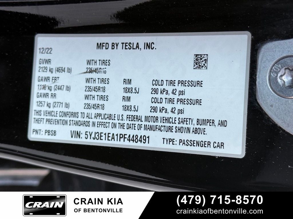 2023 Tesla Model 3 Base