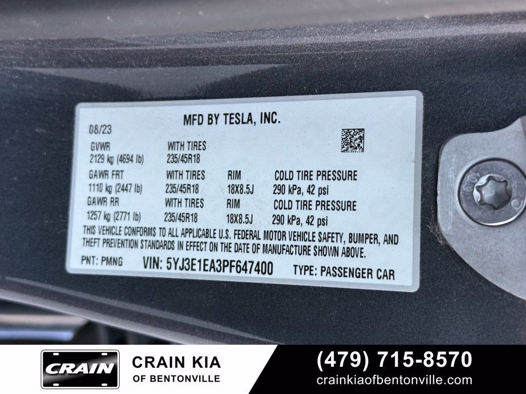 2023 Tesla Model 3 Base