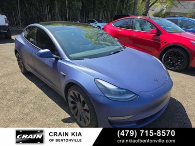 2022 Tesla Model 3 Performance - CUSTOM WRAP! / CARFAX ONE OWNER