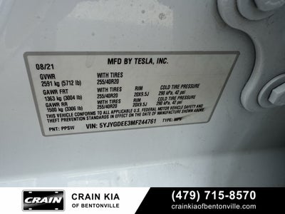 2021 Tesla Model Y Long Range - AWD