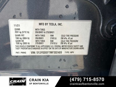 2021 Tesla Model Y Performance - AWD / CLEAN CARFAX HISTORY