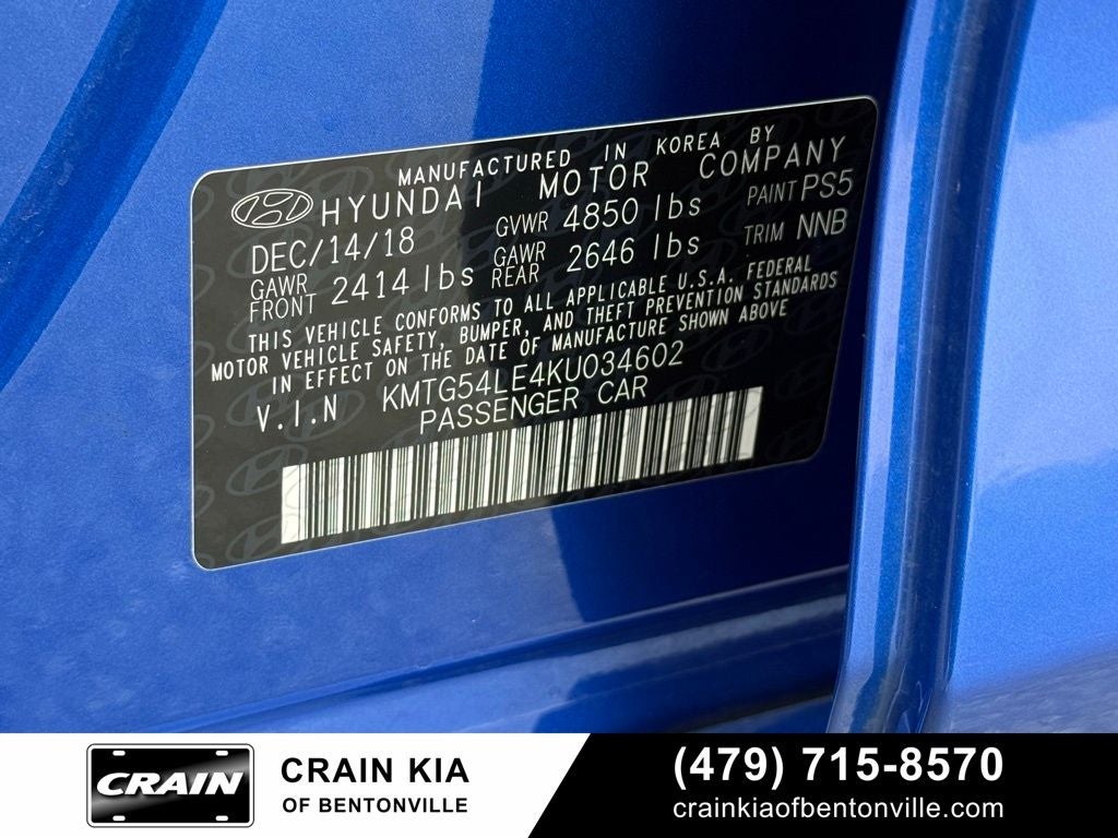 2019 Genesis G70 3.3T Advanced