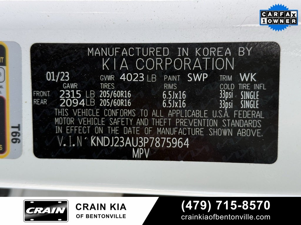 2023 Kia Soul LX - KIA CPO / CARFAX ONE OWNER