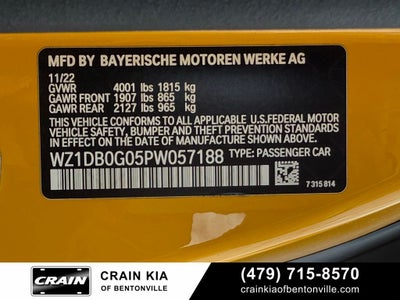 2023 Toyota GR Supra 3.0 Premium - CLEAN CARFAX / NITRO YELLOW