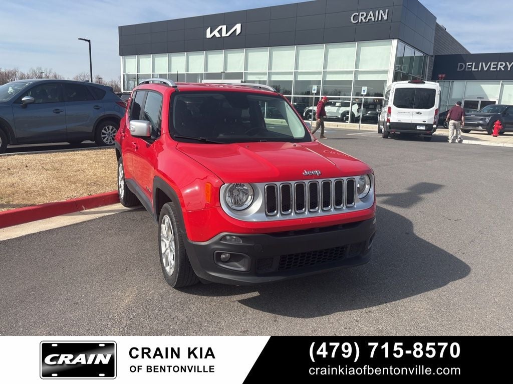 2015 Jeep Renegade Limited - 4WD / CLEAN CARFAX / ONE OWNER