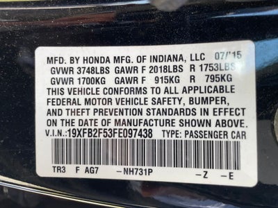 2015 Honda Civic LX