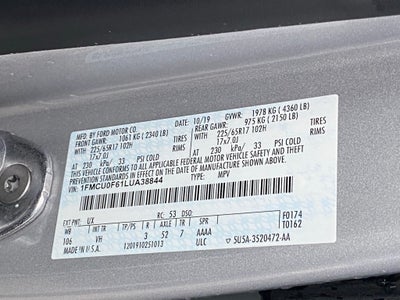 2020 Ford Escape S CLEAN CARFAX / BLUETOOTH