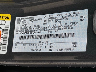 2025 Ford Bronco Big Bend 4X4 / NAV