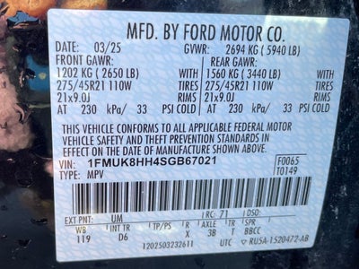 2025 Ford Explorer ST-Line