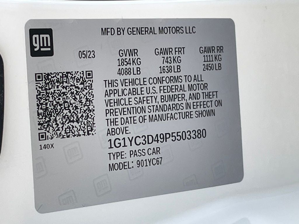 2023 Chevrolet Corvette Stingray 3LT / NAV / HEATED SEATS