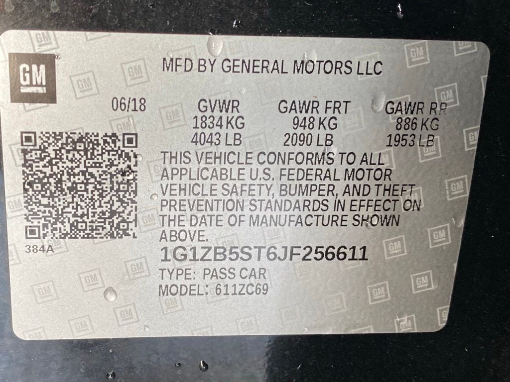 2018 Chevrolet Malibu LS 1LS
